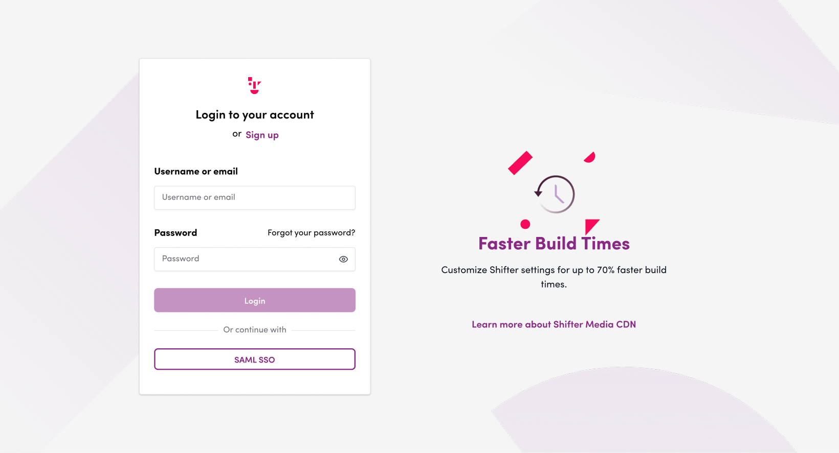 Screenshot: Enter your login credentials.