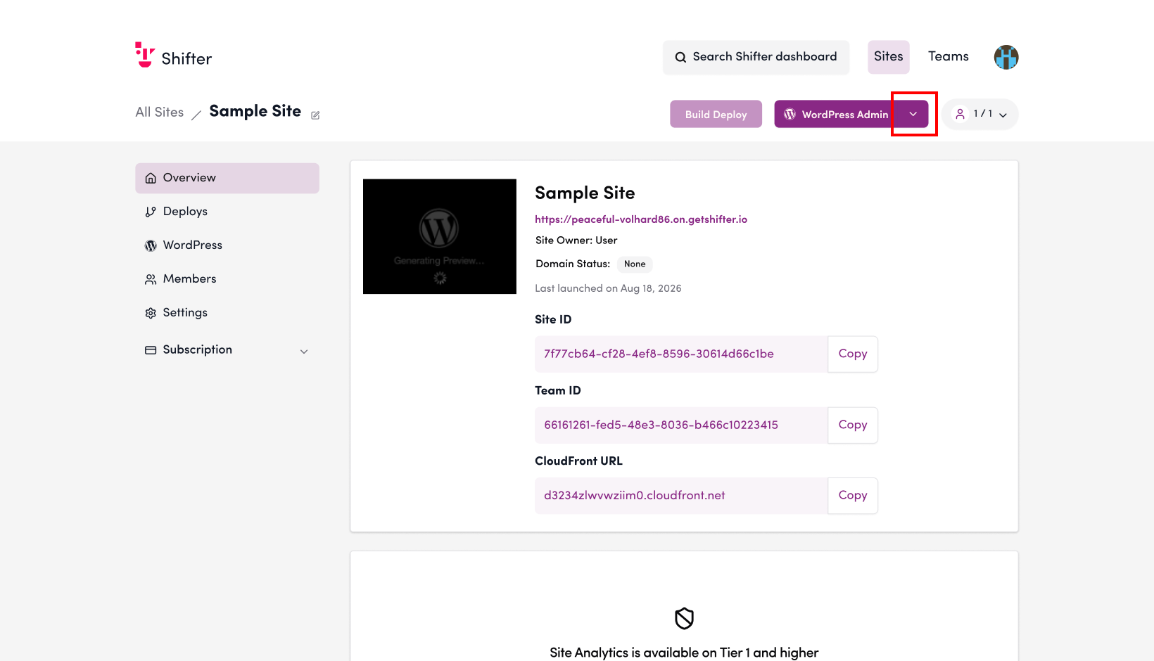 Screenshot: Click the downward-pointing triangle button