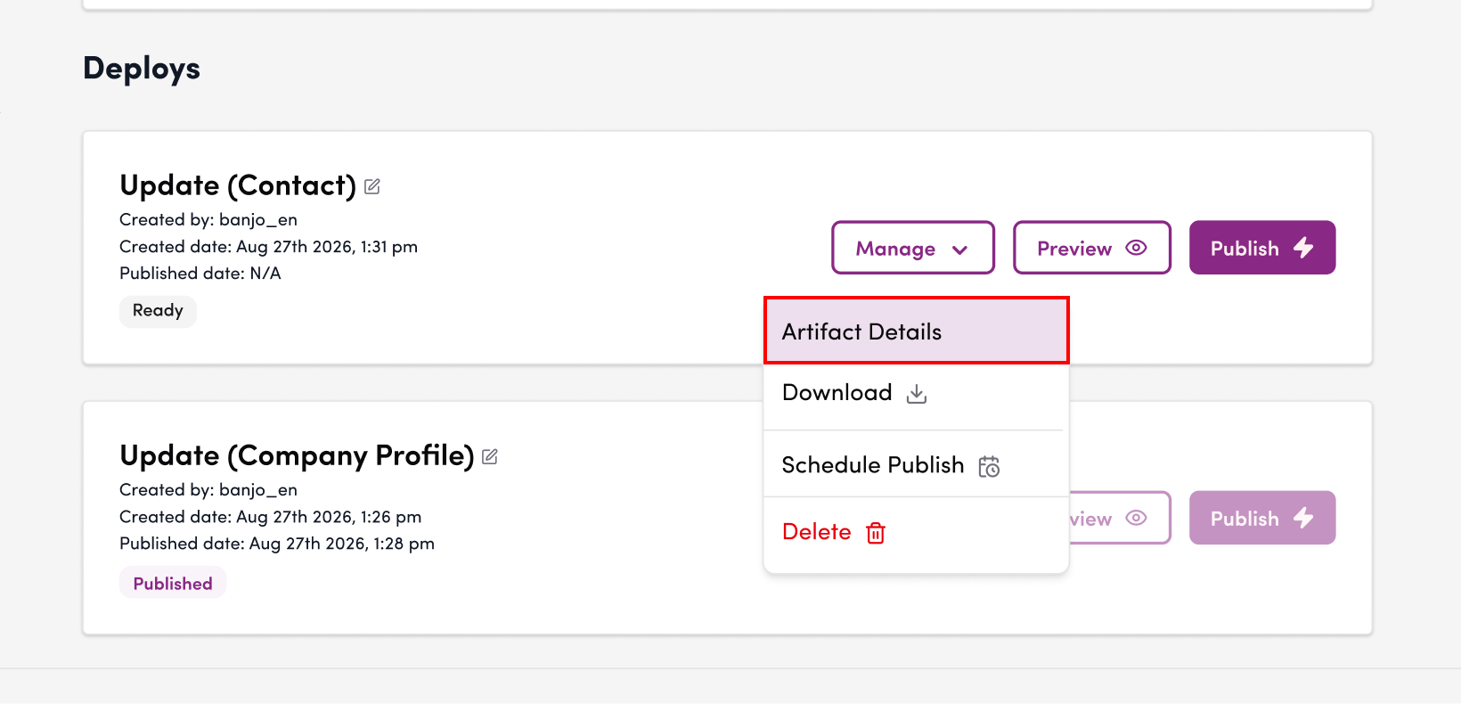 Screenshot: Click “Site Details”