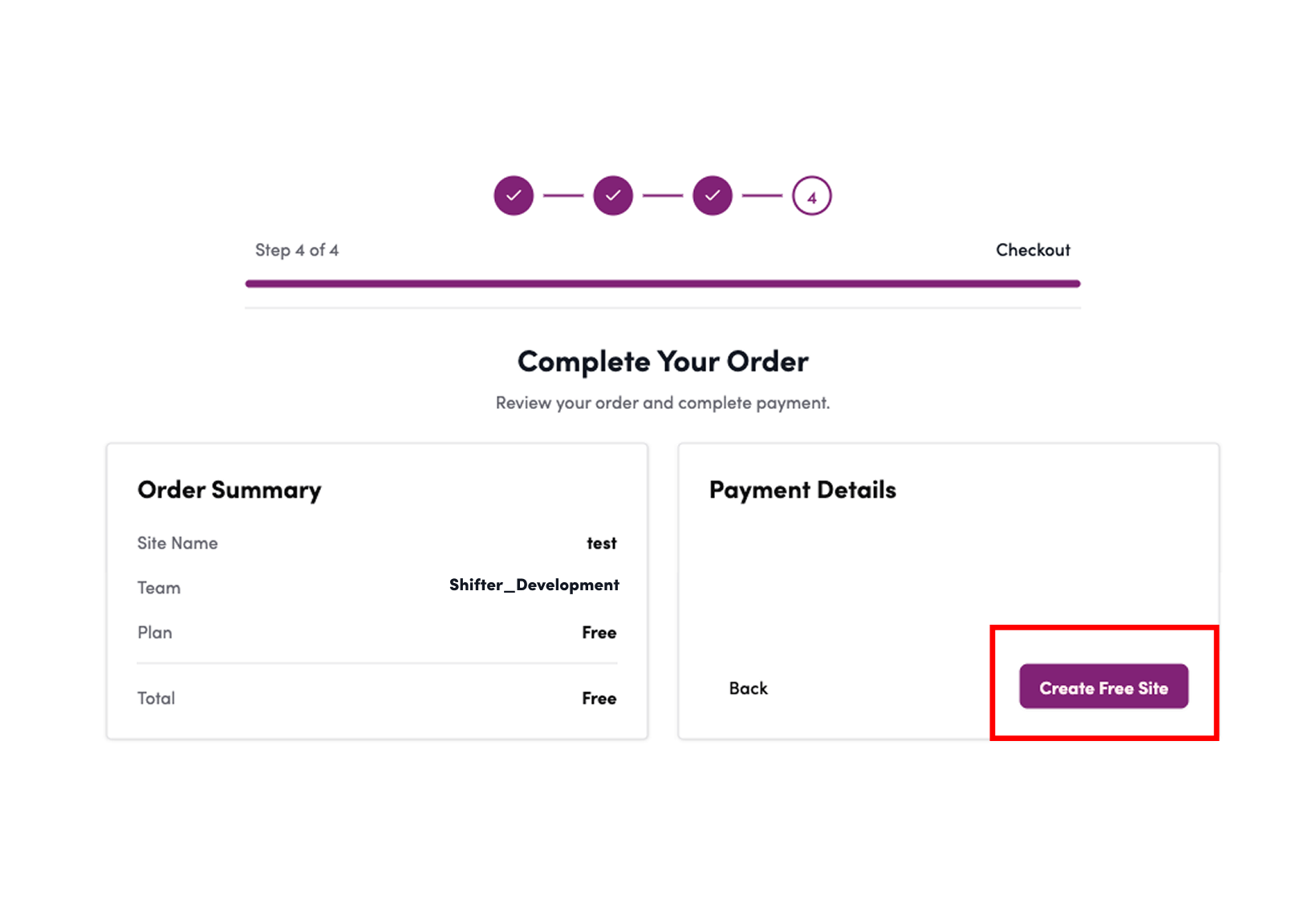 Screenshot: Reference Page: Free Trial and Free Plan (Free Tier)