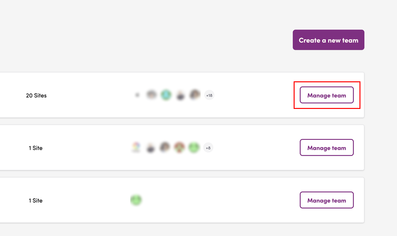 Screenshot: Click “Team.” 2. Click “Open Admin Panel.”